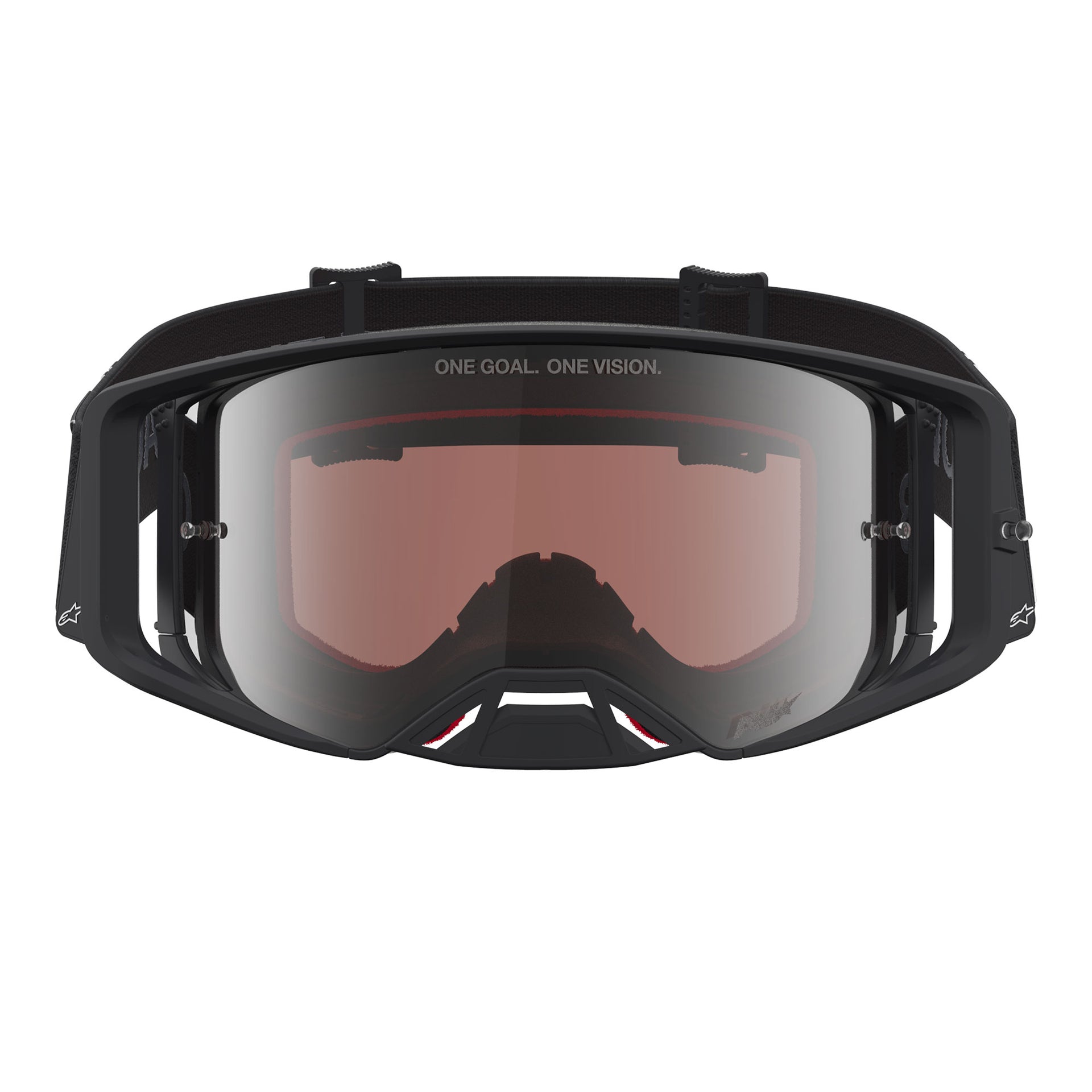 Alpinestars Supertech VESTA MX Goggles (Black Matte/Silver) Mirror Silver Lens