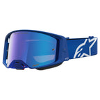 Alpinestars Supertech VESTA MX Goggles (Blue/White) Mirror Blue Lens