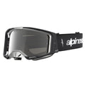 Alpinestars Vision 8 AMBER MX Goggles (Black/Silver) Mirror Silver Lens