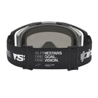 Alpinestars Vision 8 AMBER MX Goggles (Black/Silver) Mirror Silver Lens
