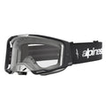 Alpinestars Vision 8 AMBER MX Goggles (Black/Silver) Clear Lens