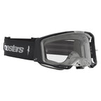 Alpinestars Vision 8 AMBER MX Goggles (Black/Silver) Clear Lens