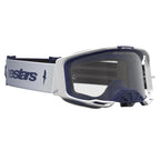 Alpinestars Vision 8 AMBER MX Goggles (Navy/White) Clear Lens