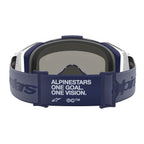 Alpinestars Vision 8 AMBER MX Goggles (Navy/White) Clear Lens