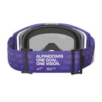 Alpinestars Vision 8 Goggles CORP MX Goggles (Purple) Mirror Blue Lens