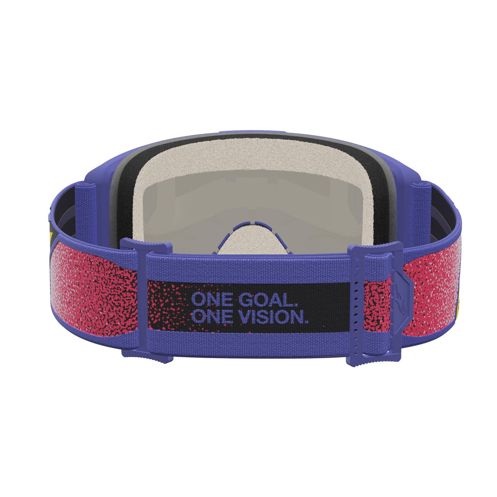 Alpinestars Vision 5 DRAG MX Goggles (Red/Purple) Mirror Pink Lens