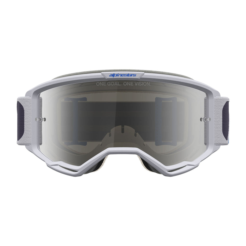 Alpinestars Vision 5 DRAG MX Goggles (Light Lilac/Blue) Mirror Silver Lens