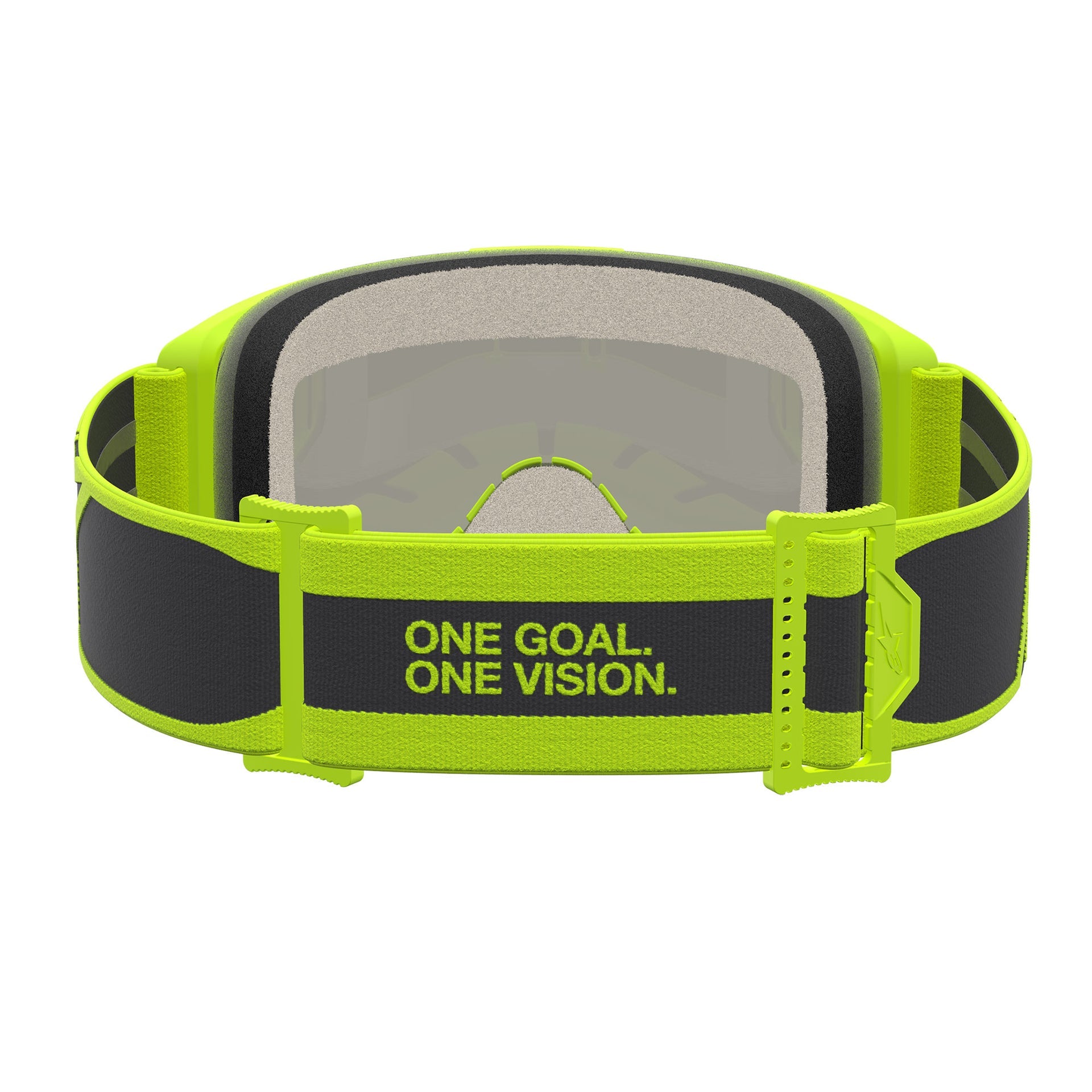 Alpinestars Vision 5 RORA MX Goggles (Black/Yellow Fluo) Mirror Silver Lens