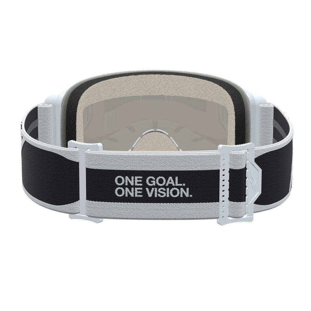 Alpinestars Vision 5 RORA MX Goggles (Black/White) Mirror Gold Lens