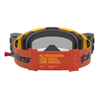 Alpinestars Vision 8 AMBER Roll-Offs MX Enduro Goggles (Fire Red/Black) Clear Lens