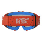 Alpinestars Youth Vision VESTA MX Goggles (Orange/Silver) Mirror Silver Lens