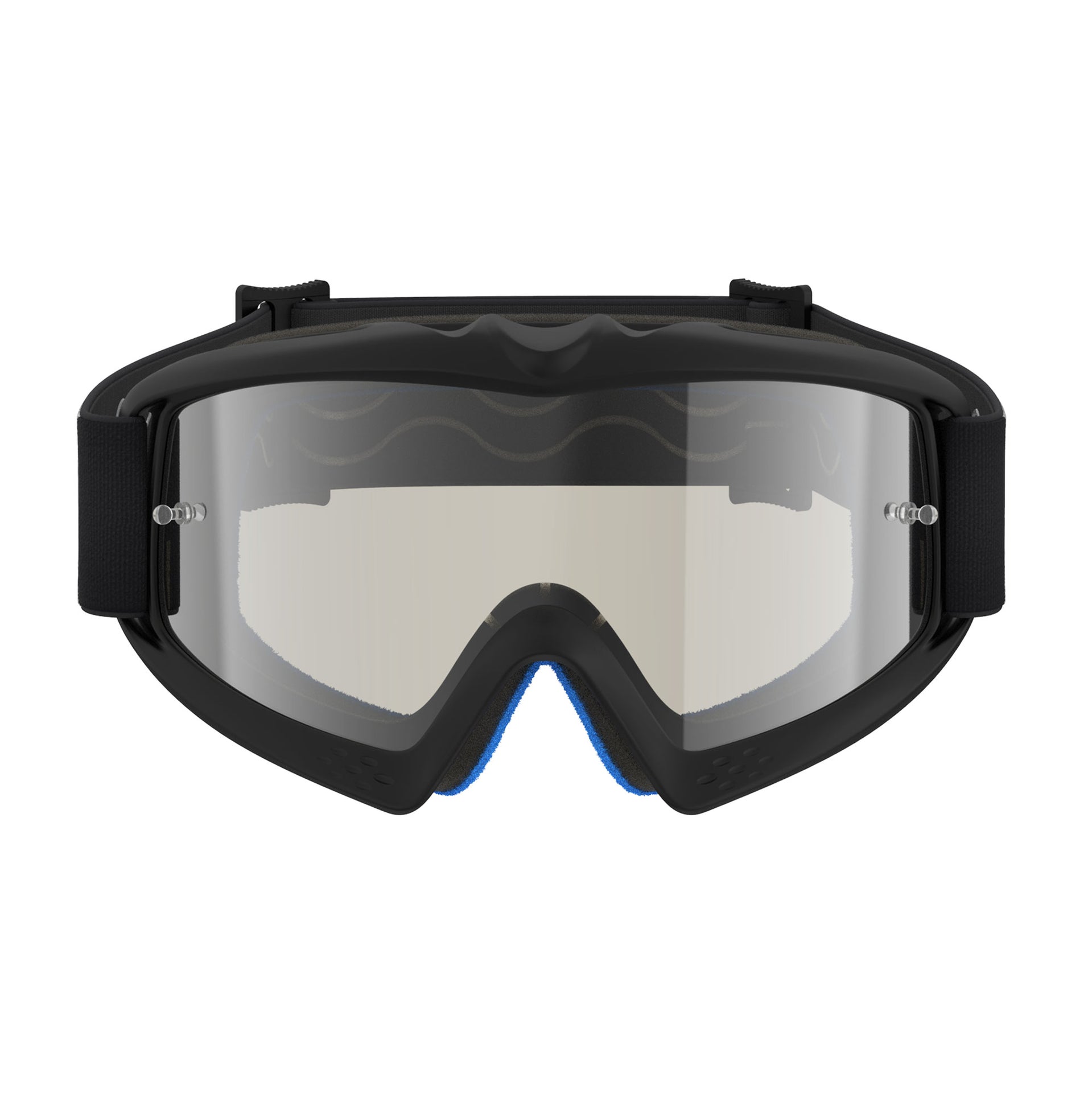 Alpinestars Youth Vision ATROX MX Goggles (Black/Silver) Mirror Silver Lens