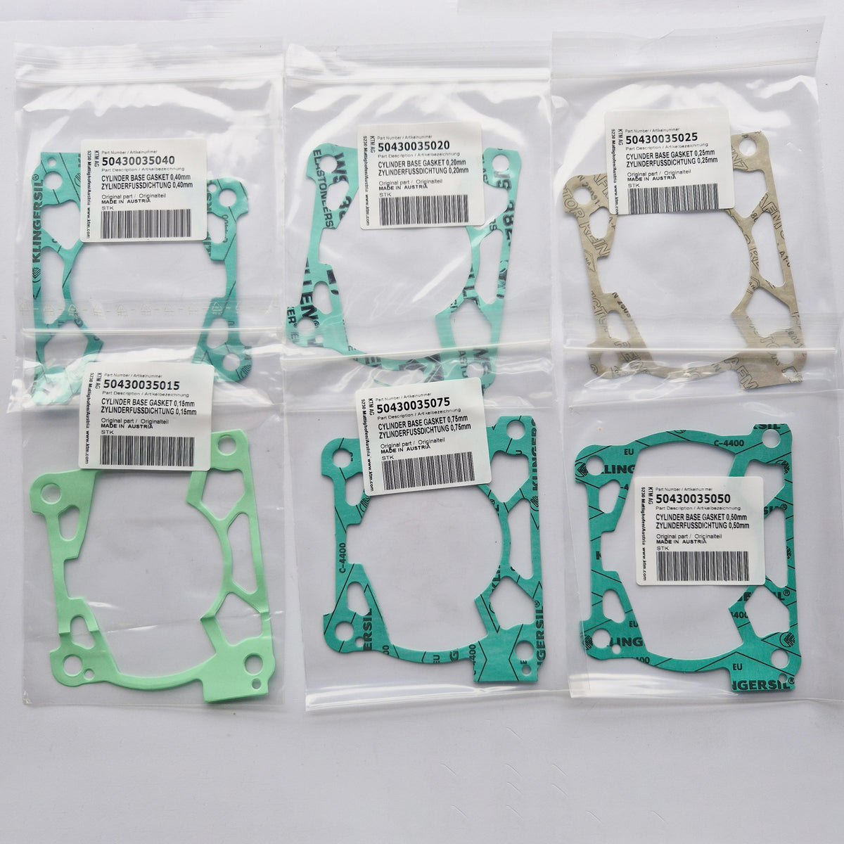 KTM Genuine Part - Piston Kit SX150 23-27 - K51630007210-I