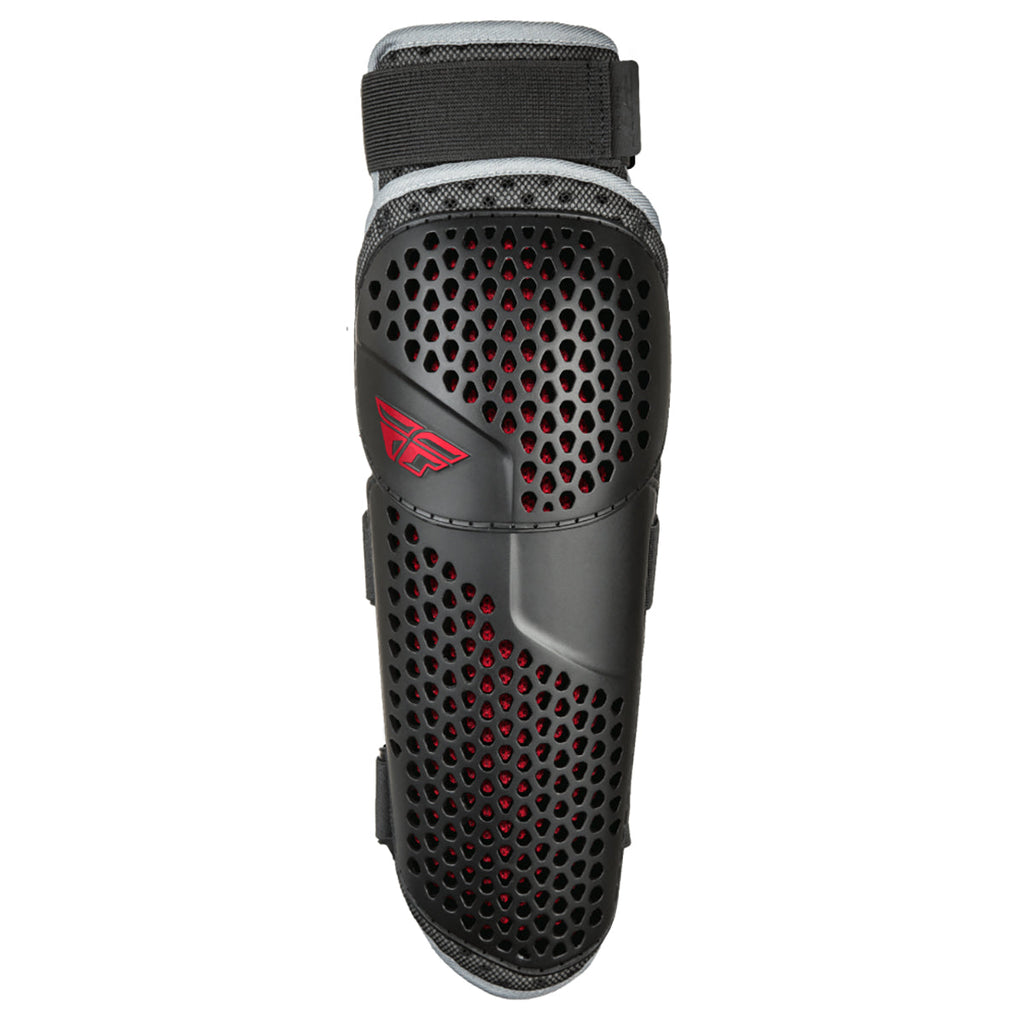 FLY Barricade Flex MX | Enduro Knee Guards (Black/Red)