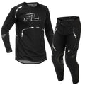 FLY MX Jersey & Pant Kit Deal - Evolution DST Spark (Black/Silver) M/32"