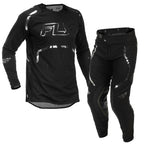 FLY MX Jersey & Pant Kit Deal - Evolution DST Spark (Black/Silver) M/32"