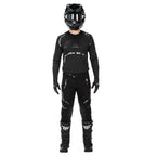 FLY MX Jersey & Pant Kit Deal - Evolution DST Spark (Black/Silver) L/32"