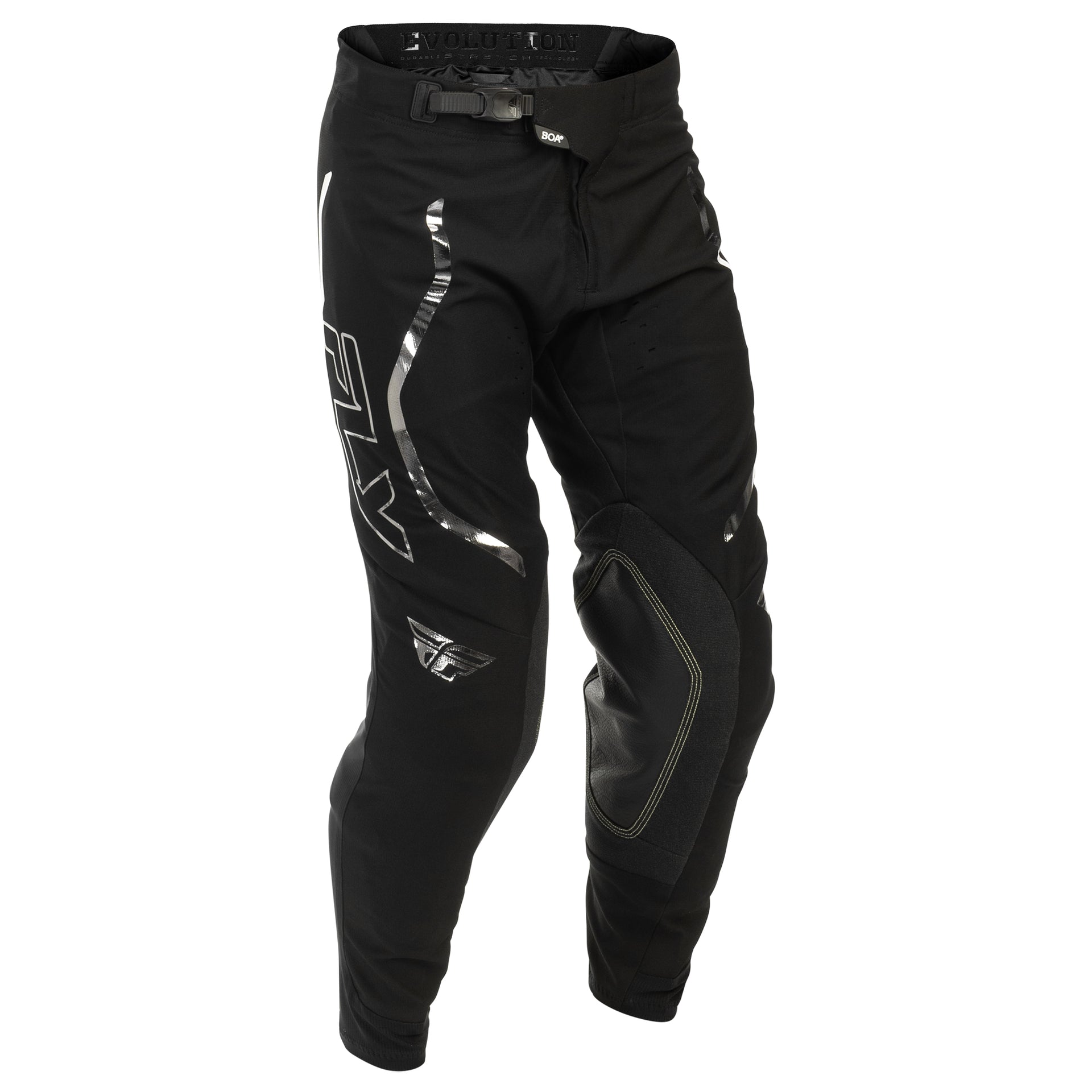 FLY MX Jersey & Pant Kit Deal - Evolution DST Spark (Black/Silver) M/32"