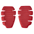 Alpinestars Motorcycle Knee Armour Inserts - NUCLEON MORPH STEALTH CE2 (Red)