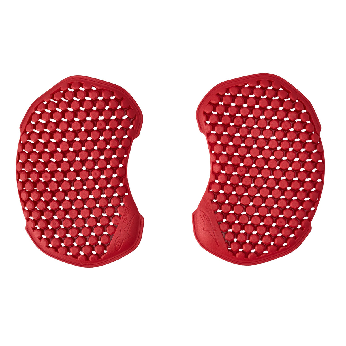 Alpinestars Motorcycle Hip Armour Inserts - NUCLEON MORPH STEALTH CE2 (Red)
