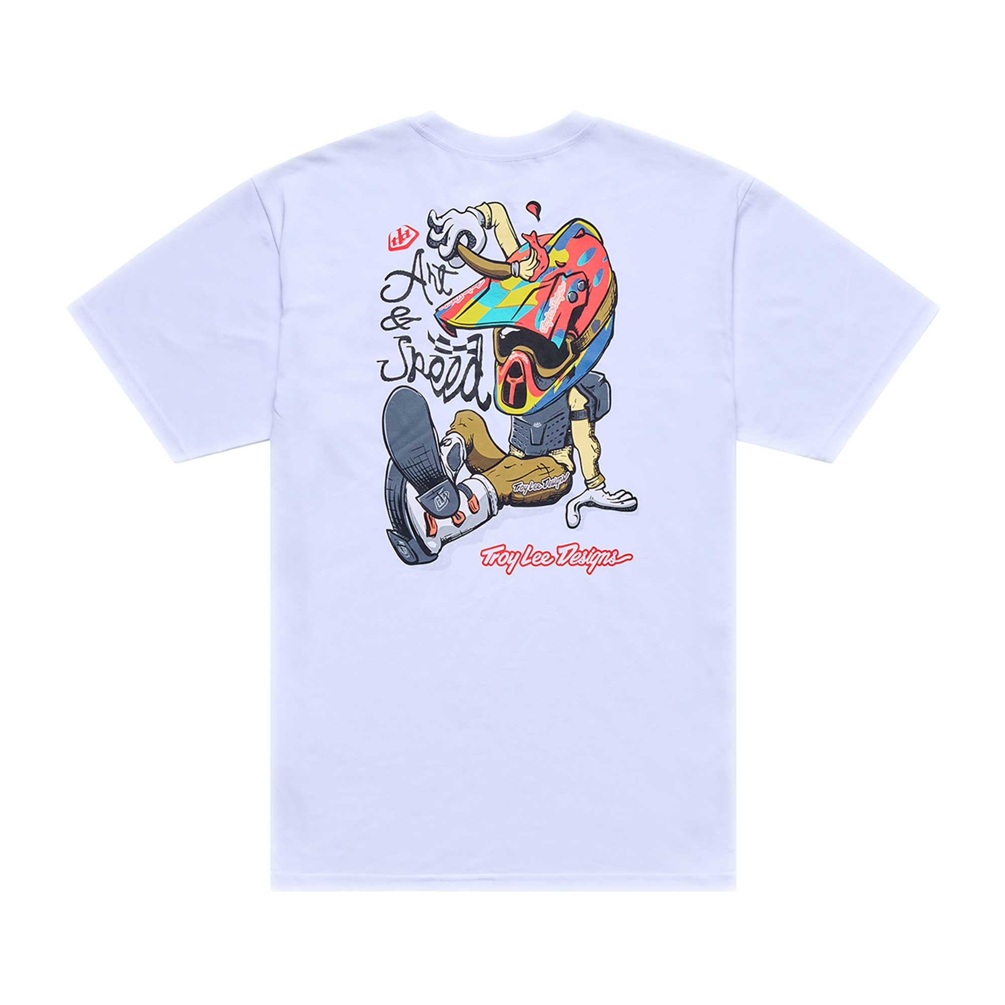 Troy Lee Designs T-Shirt - HERITAGE (White)