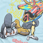 Troy Lee Designs Youth T-Shirt - HERITAGE (Dawn Blue)
