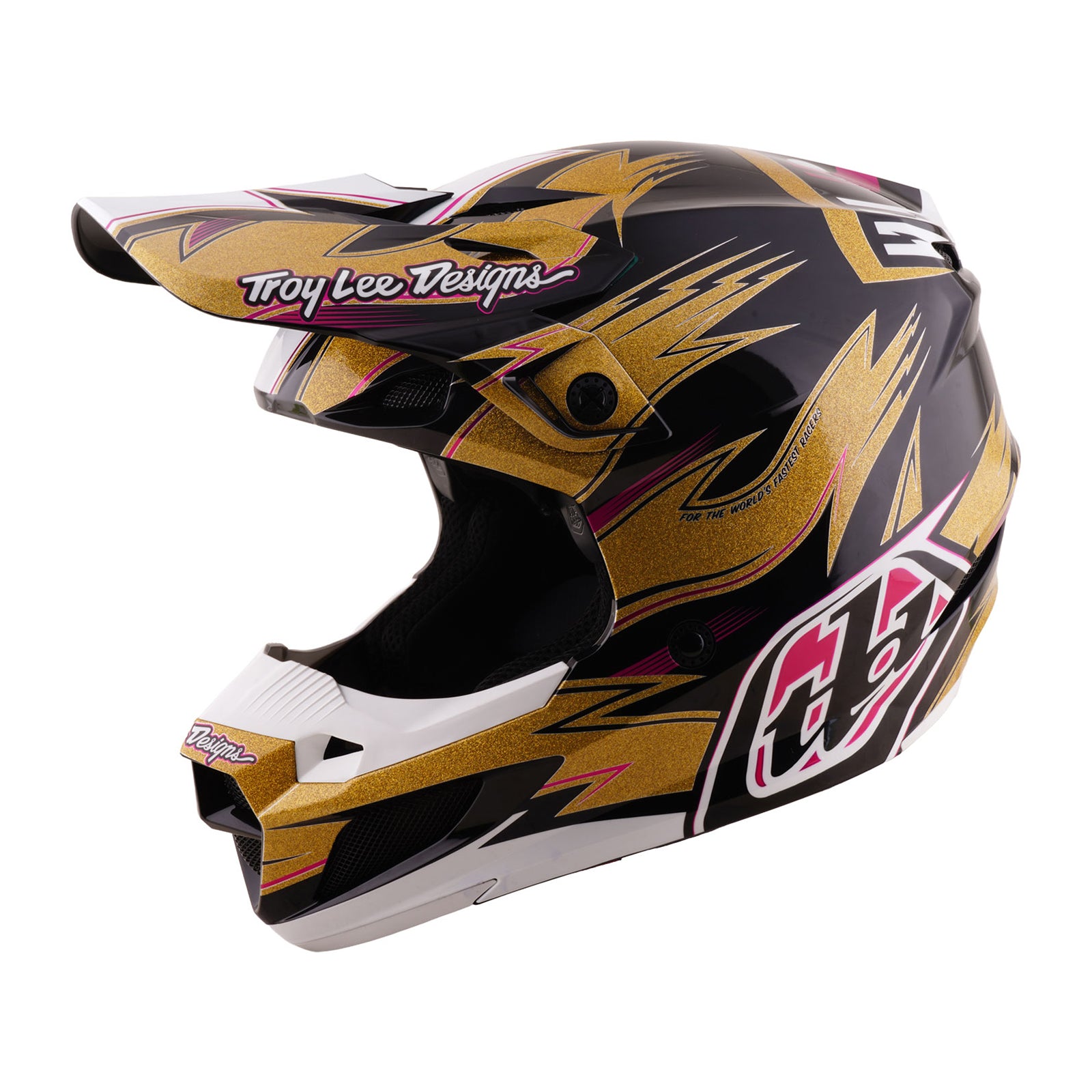 Troy Lee Designs Cyclops Limited Edition SE5 Polycarbonate MIPS Integra MX | Enduro Helmet (Gold/Black)