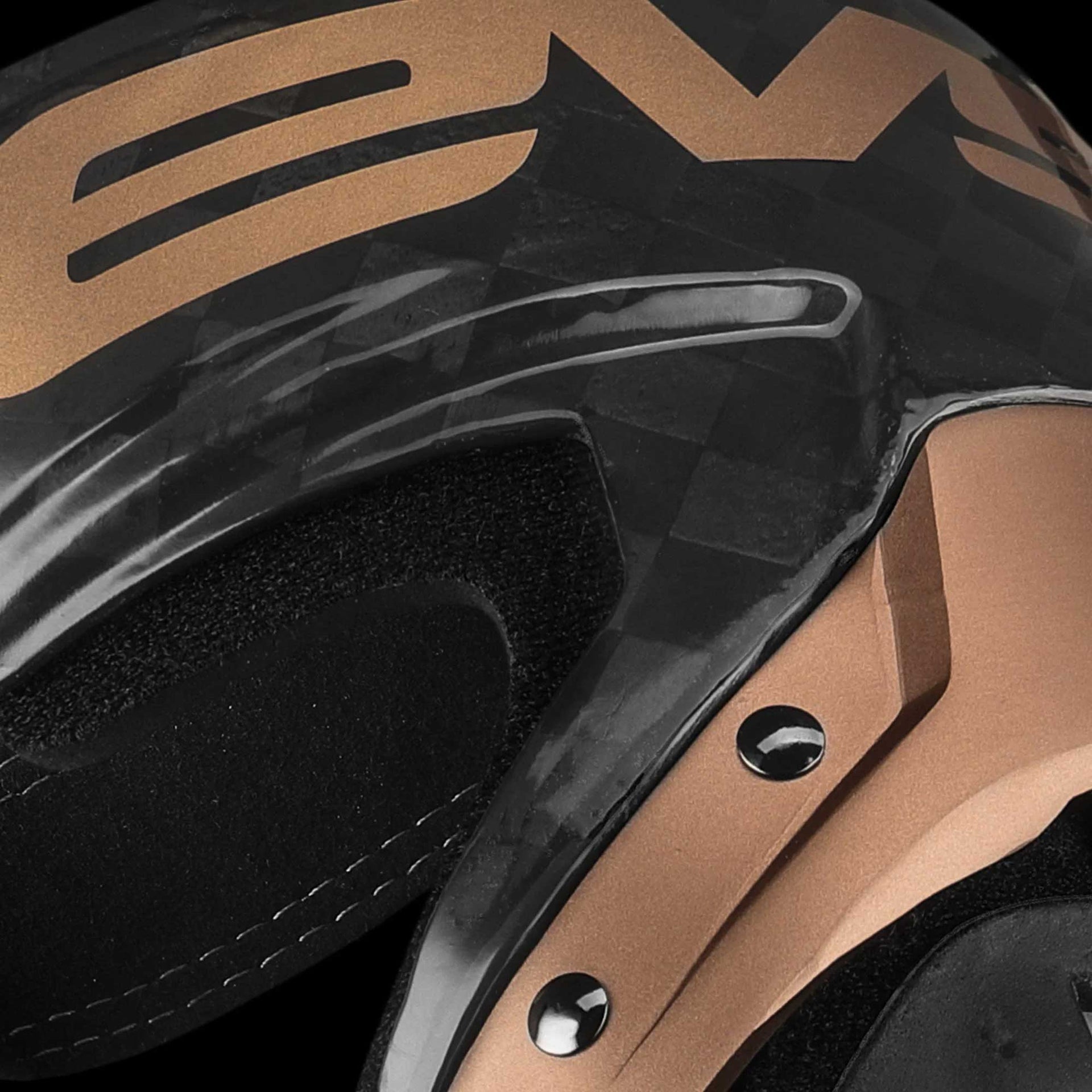 EVS Adult MX | Enduro - Axis Pro Knee Braces - Pair (Black/Copper)