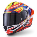 Alpinestars S-R7 TAIYO FURUSATO Motorcycle Helmet (Red/White/Blue/Yellow)