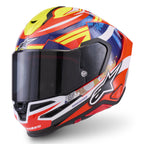 Alpinestars S-R7 TAIYO FURUSATO Motorcycle Helmet (Red/White/Blue/Yellow)