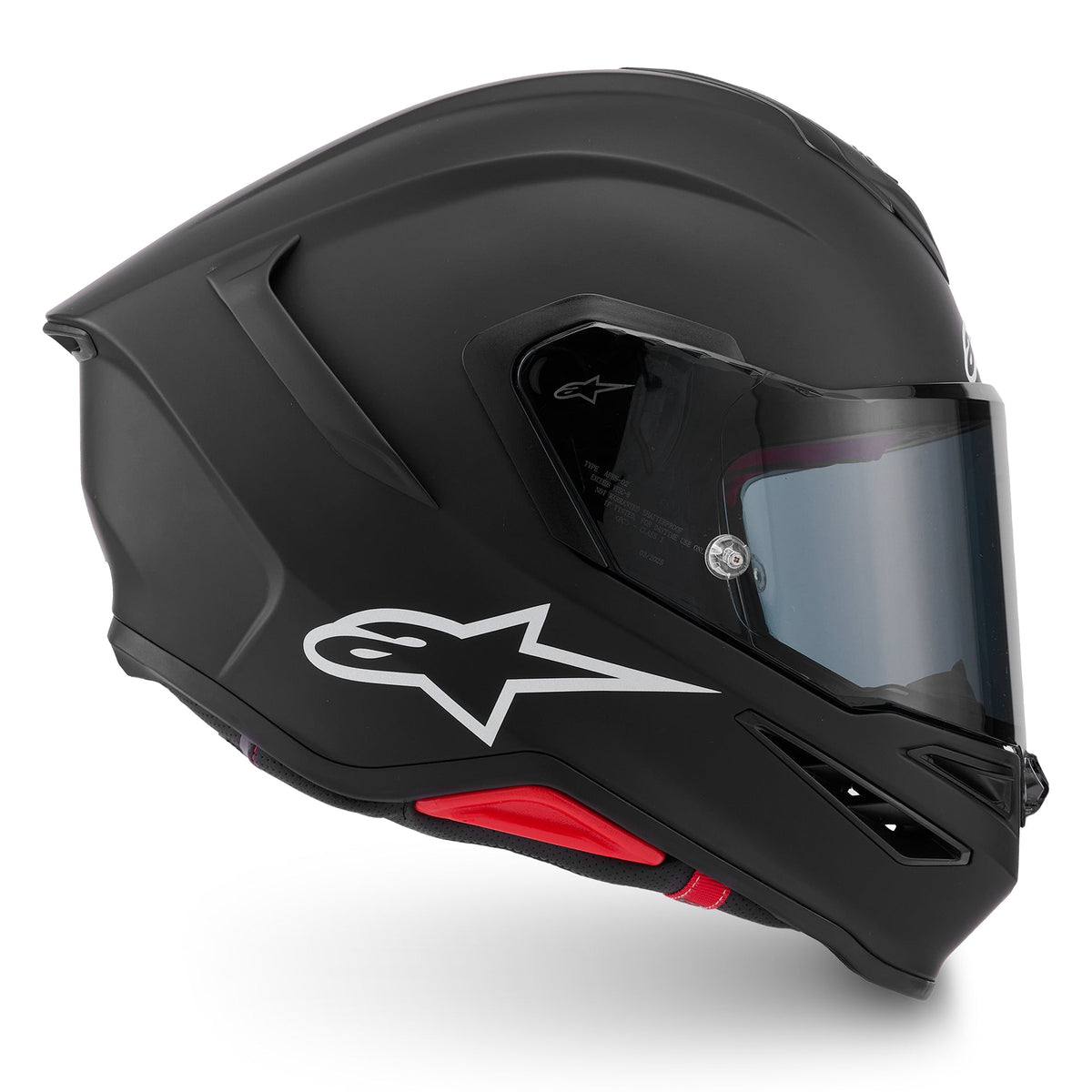 Alpinestars S-R7 SOLID Motorcycle Helmet (Black Matte)