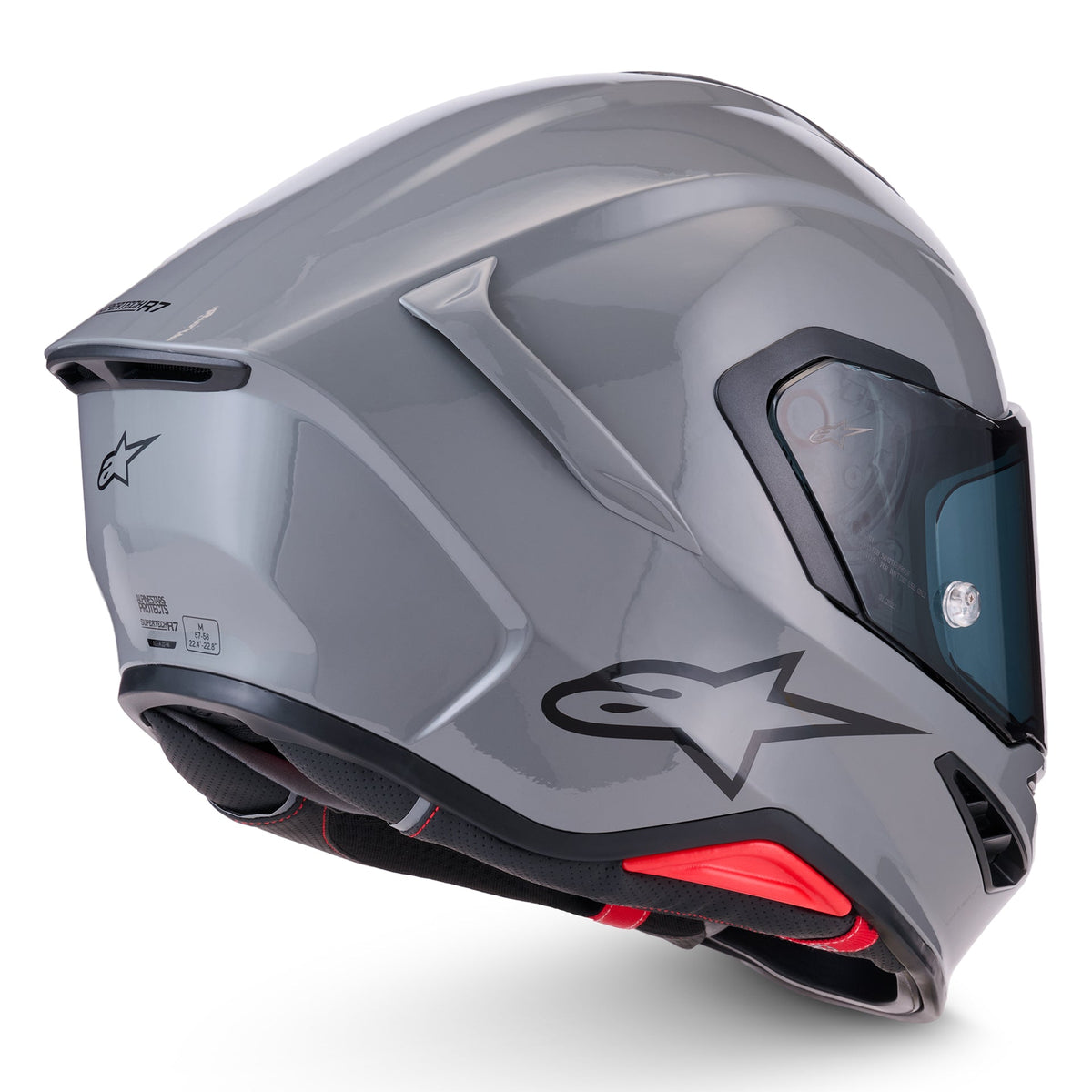 Alpinestars S-R7 SOLID Motorcycle Helmet (Grey)