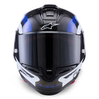 Alpinestars Supertech R10 ARIUS Motorcycle Race Helmet (Black/White/Blue)