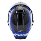 Alpinestars Supertech R10 ARIUS Motorcycle Race Helmet (Black/White/Blue)
