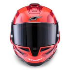 Alpinestars Supertech R10 ARIUS Motorcycle Race Helmet (Black/White/Double Red)