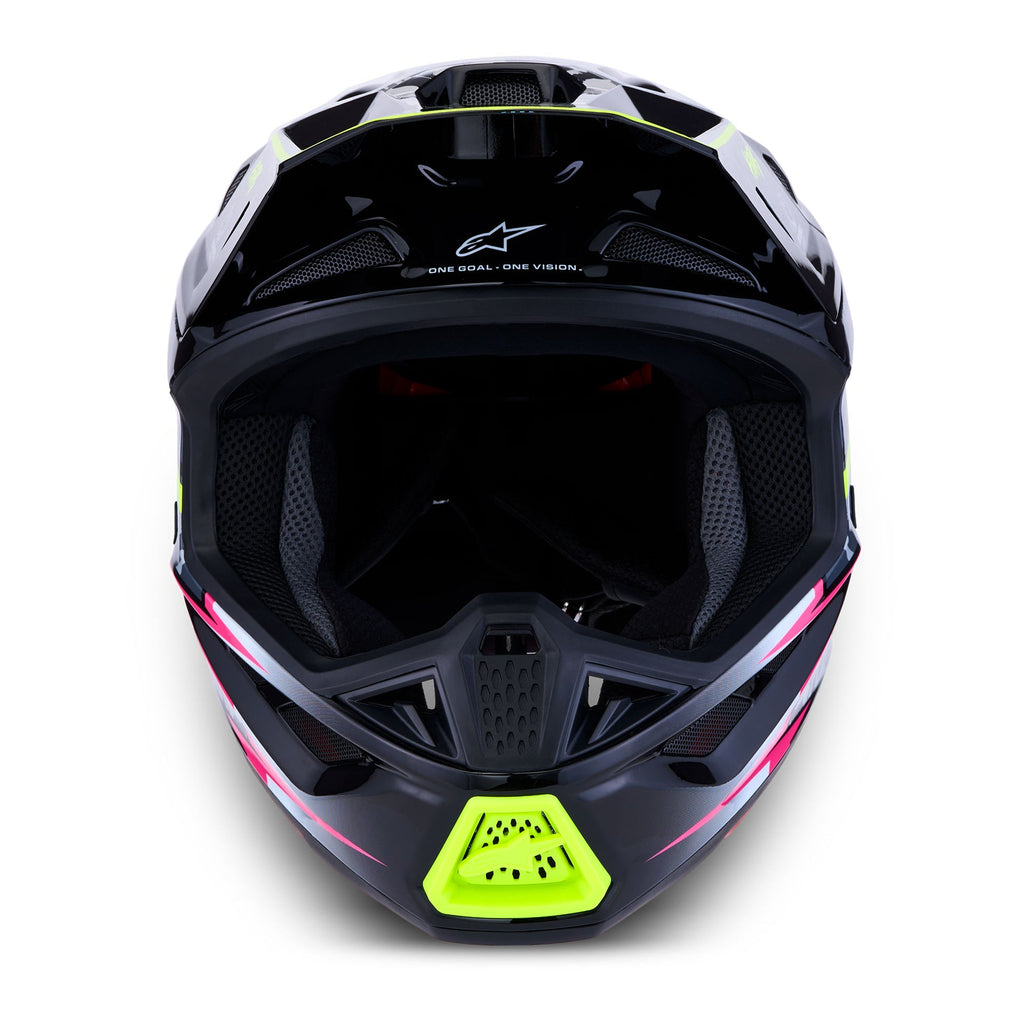 Alpinestars S-M7 BLASTER MX Helmet (Black/Gray/White/Yellow Fluo)