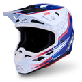 Alpinestars S-M7 BLASTER MX Helmet (White/Blue/Red)