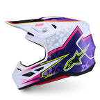 Alpinestars S-M7 BLASTER MX Helmet (Purple/Pink/White)
