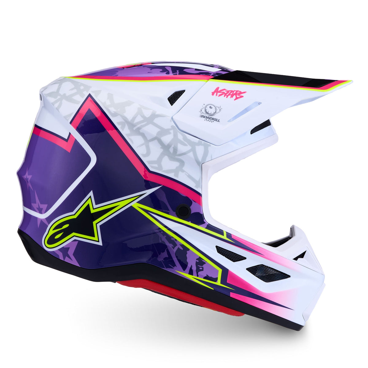 Alpinestars S-M7 BLASTER MX Helmet (Purple/Pink/White)