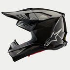 Alpinestars S-M10 MX Helmet - FAME (Black Carbon Matt & Gloss)