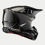 Alpinestars S-M10 MX Helmet - FAME (Black Carbon Matt & Gloss)