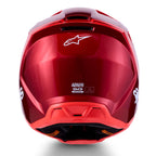 Alpinestars S-M3 RADIUM MX Helmet (Red Metallic/Red Fluo/White)
