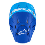 Alpinestars S-M10 MX Helmet - FLOOD (Metallic Blue/Med Blue/Black Carbon M&G)
