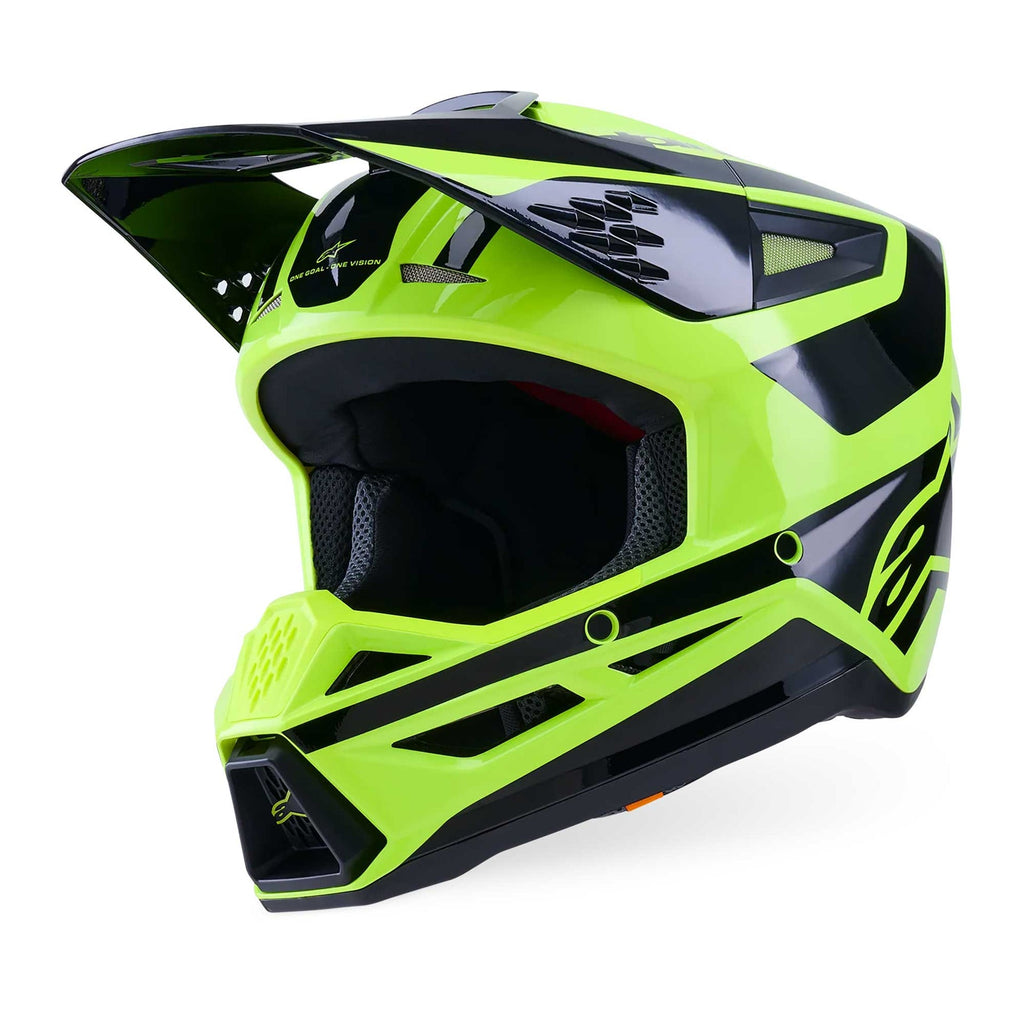 Alpinestars (MX26) MX Helmet - S-M3 HEAT (Yellow Fluo/Black Gloss)