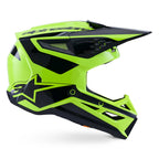 Alpinestars S-M3 HEAT MX Helmet (Yellow Fluo/Black Gloss)
