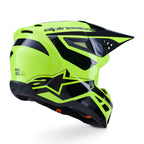 Alpinestars S-M3 HEAT MX Helmet (Yellow Fluo/Black Gloss)