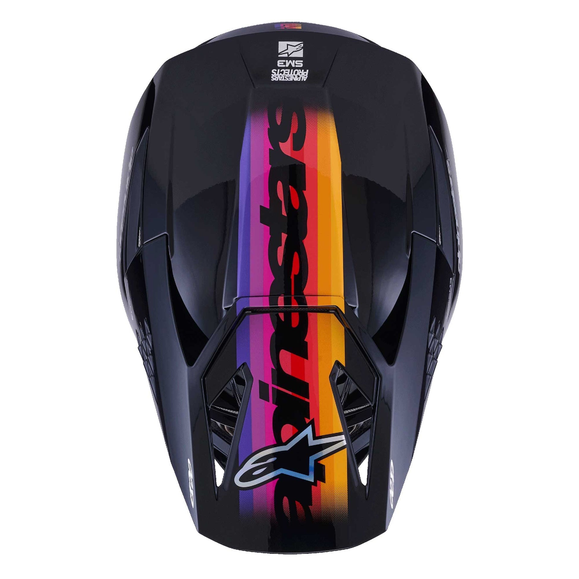Alpinestars (SALE) MX Helmet - S-M3 FORCE (Black Gloss)