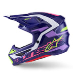 Alpinestars S-M7 DEED MX | Enduro Helmet (Purple/Pink Gloss)