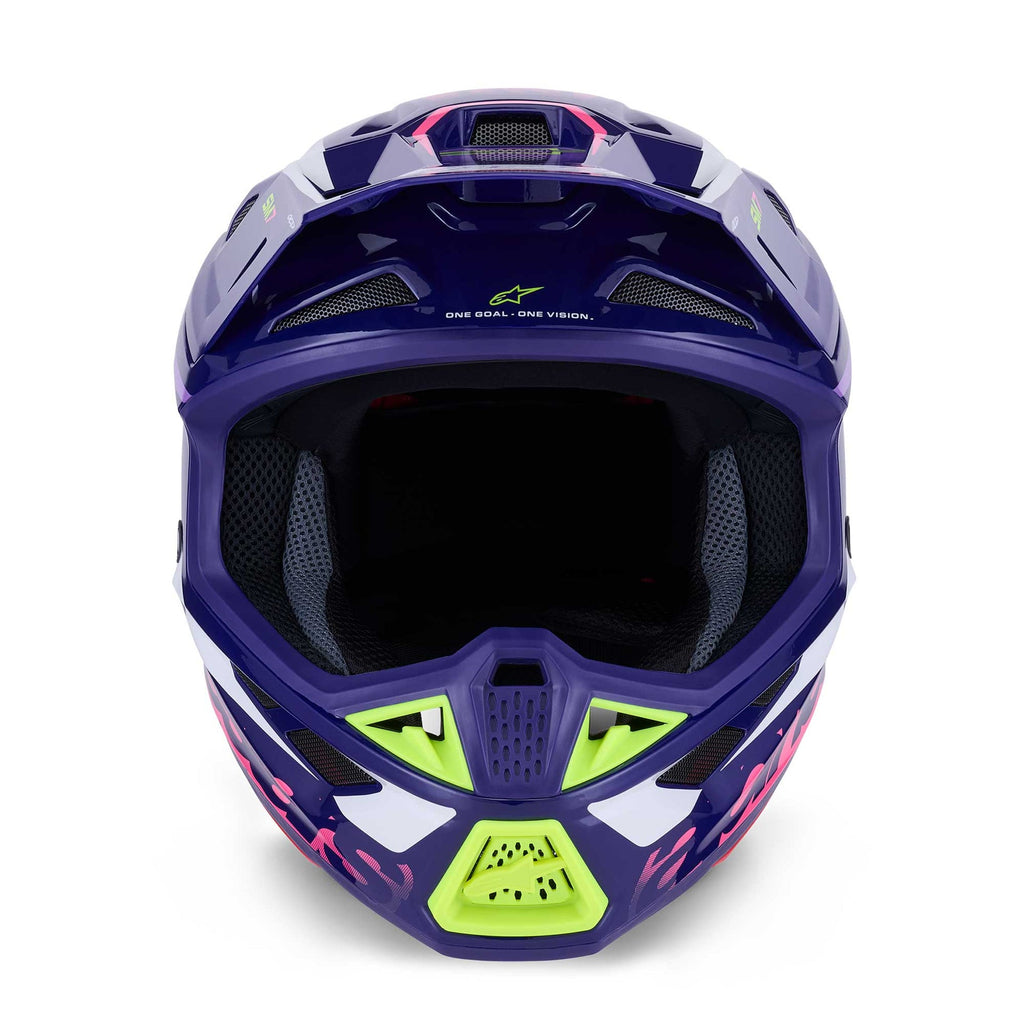 Alpinestars S-M7 DEED MX | Enduro Helmet (Purple/Pink Gloss)