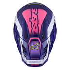 Alpinestars S-M7 DEED MX | Enduro Helmet (Purple/Pink Gloss)